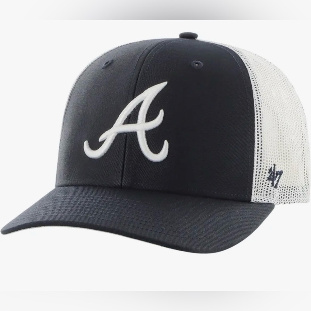 47 Brand Atlanta Braves Adjustable Trucker Hat NWOT